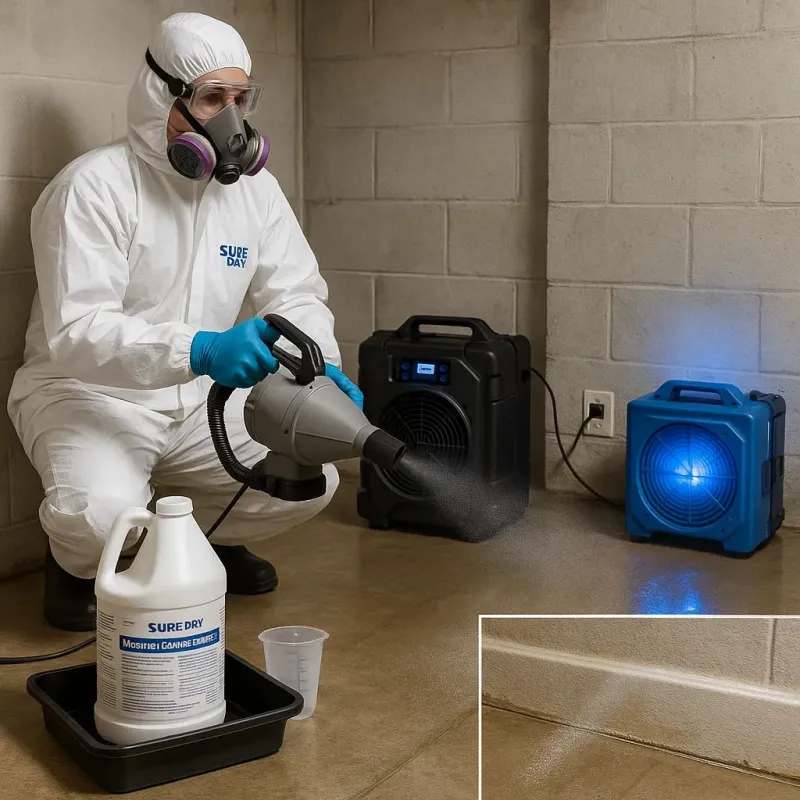 Sanitization and Odor Removal process in Claxton, GA