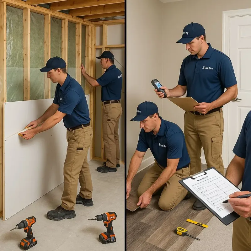 Repairs and Reconstruction process in Claxton, GA